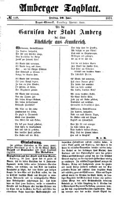 Amberger Tagblatt Freitag 30. Juni 1871