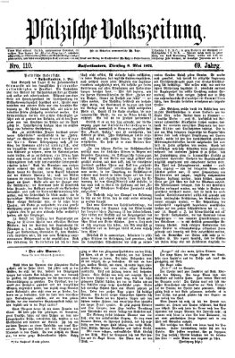 Pfälzische Volkszeitung Dienstag 9. Mai 1871