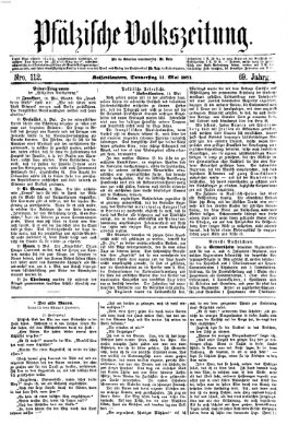 Pfälzische Volkszeitung Donnerstag 11. Mai 1871