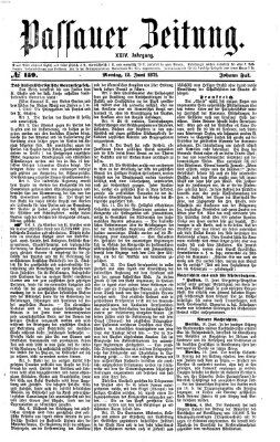 Passauer Zeitung Montag 12. Juni 1871