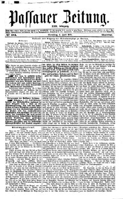 Passauer Zeitung Dienstag 4. Juli 1871
