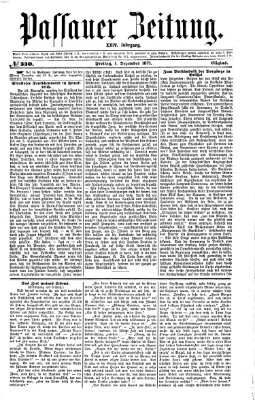Passauer Zeitung Freitag 1. Dezember 1871