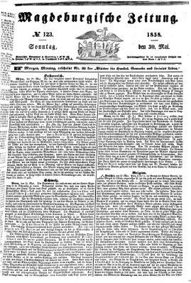 Magdeburgische Zeitung Sonntag 30. Mai 1858