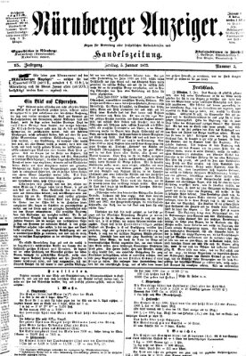 Nürnberger Anzeiger Freitag 5. Januar 1872