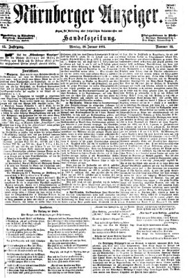 Nürnberger Anzeiger Montag 29. Januar 1872