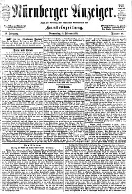 Nürnberger Anzeiger Donnerstag 15. Februar 1872