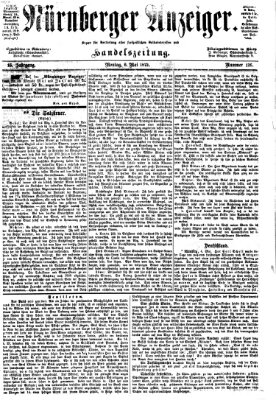 Nürnberger Anzeiger Montag 6. Mai 1872