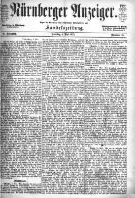 Nürnberger Anzeiger Sonntag 4. Mai 1873