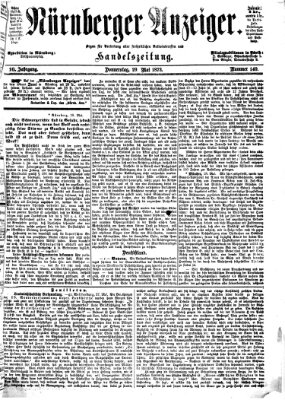 Nürnberger Anzeiger Donnerstag 29. Mai 1873