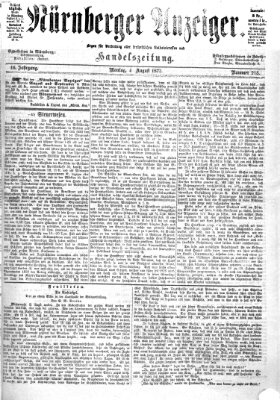 Nürnberger Anzeiger Montag 4. August 1873