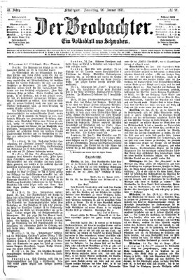 Der Beobachter Donnerstag 26. Januar 1871