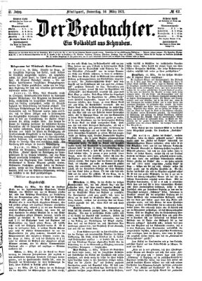 Der Beobachter Donnerstag 16. März 1871