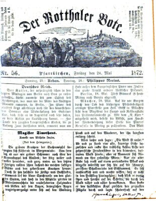 Rottaler Bote Freitag 24. Mai 1872