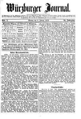 Würzburger Journal Montag 8. Januar 1872
