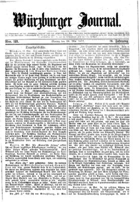 Würzburger Journal Montag 20. Mai 1872