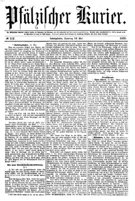 Pfälzischer Kurier Samstag 14. Mai 1870