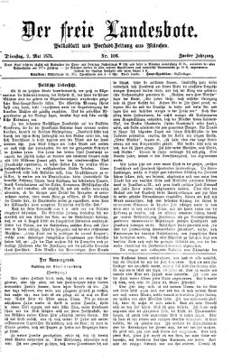 Der freie Landesbote Dienstag 9. Mai 1871