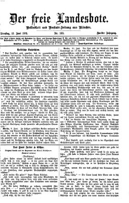 Der freie Landesbote Dienstag 13. Juni 1871
