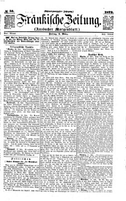 Fränkische Zeitung (Ansbacher Morgenblatt) Freitag 1. März 1872