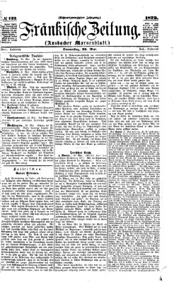 Fränkische Zeitung (Ansbacher Morgenblatt) Donnerstag 23. Mai 1872