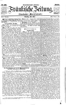Fränkische Zeitung (Ansbacher Morgenblatt) Samstag 31. Mai 1873