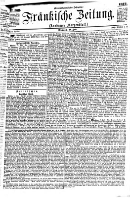 Fränkische Zeitung (Ansbacher Morgenblatt) Mittwoch 9. Juli 1873