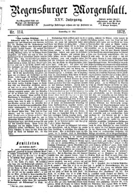 Regensburger Morgenblatt Donnerstag 23. Mai 1872