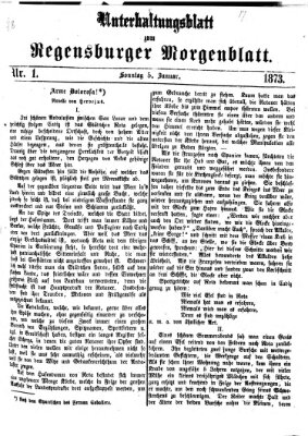 Regensburger Morgenblatt Sonntag 5. Januar 1873