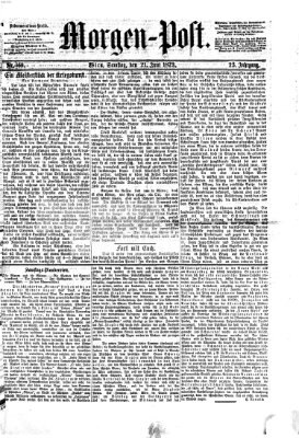 Morgenpost Samstag 21. Juni 1873