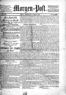 Morgenpost Montag 4. August 1873