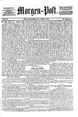 Morgenpost Donnerstag 9. Oktober 1873