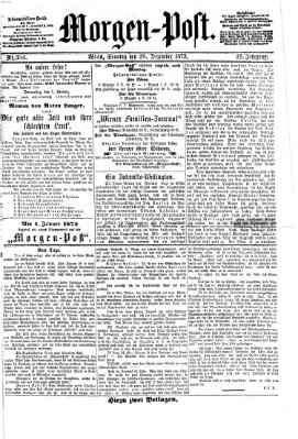 Morgenpost Sonntag 28. Dezember 1873