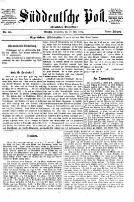 Süddeutsche Post Donnerstag 30. Mai 1872