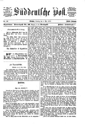 Süddeutsche Post Sonntag 4. Mai 1873