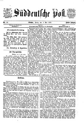 Süddeutsche Post Freitag 9. Mai 1873