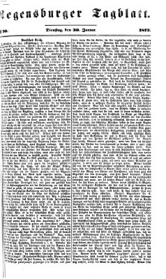 Regensburger Tagblatt Dienstag 30. Januar 1872