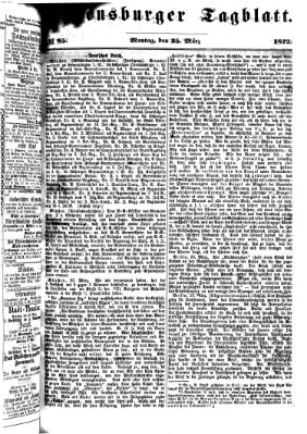 Regensburger Tagblatt Montag 25. März 1872
