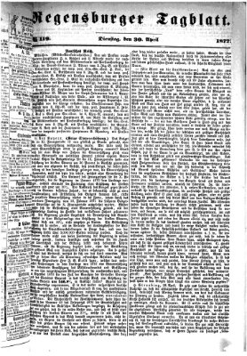 Regensburger Tagblatt Dienstag 30. April 1872