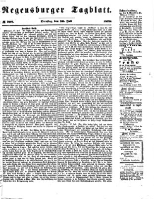 Regensburger Tagblatt Dienstag 30. Juli 1872