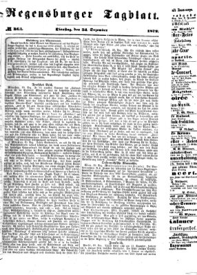 Regensburger Tagblatt Dienstag 31. Dezember 1872