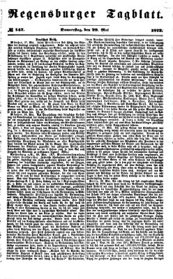 Regensburger Tagblatt Donnerstag 29. Mai 1873