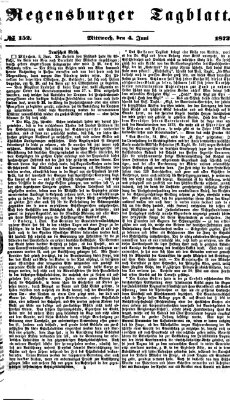 Regensburger Tagblatt Mittwoch 4. Juni 1873