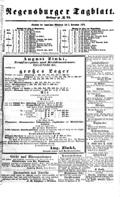 Regensburger Tagblatt Mittwoch 12. März 1873