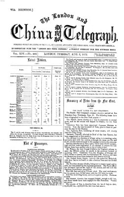 The London and China telegraph Dienstag 6. August 1872
