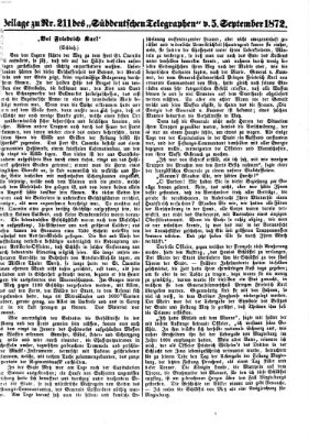 Süddeutscher Telegraph Donnerstag 5. September 1872