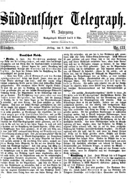 Süddeutscher Telegraph Freitag 6. Juni 1873