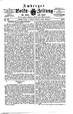Amberger Volks-Zeitung für Stadt und Land Freitag 14. Februar 1873