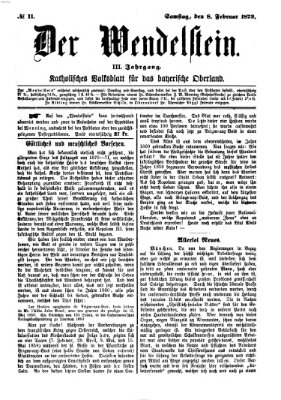 Wendelstein Samstag 8. Februar 1873