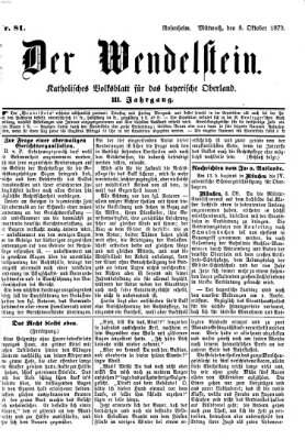 Wendelstein Mittwoch 8. Oktober 1873