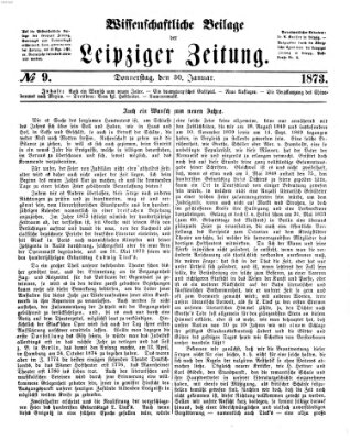 Leipziger Zeitung Donnerstag 30. Januar 1873